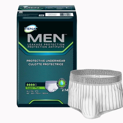 Men Protective Underwear - Large/X - Large - Super Plus Absorbency W/ Odor Protection, Bag of 14 / Case of 56, 81920 - A Medi Supplies