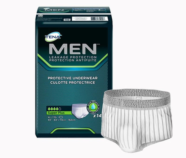 Men Protective Underwear - Large/X - Large - Super Plus Absorbency W/ Odor Protection, Bag of 14 / Case of 56, 81920 - A Medi Supplies