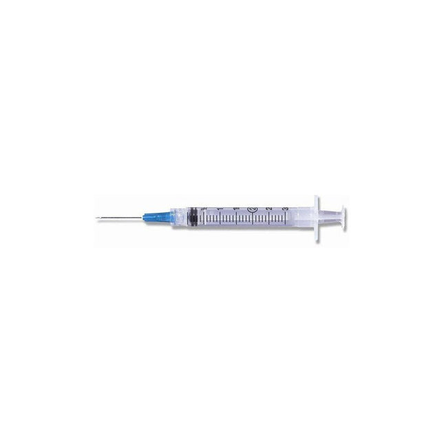 Terumo Hypodermic Syringe, with L1 - 1/2" ODSEC 20GA Ultra Thin Wall Needle, 0.1cc Graduation, 3cc, 100 each/box, 10 box/case, SS - 03L2038 / SS03L2038 - A Medi Supplies