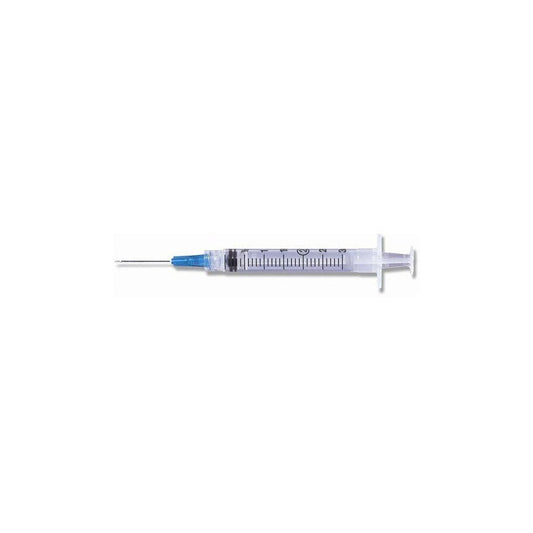 Terumo Hypodermic Syringe, With L1" ODSEC 25GA Ultra Thin Wall Needle, 0.1cc Graduation, 3cc, 100 each/box, 10 box/case, SS - 03L2525 / SS03L2525 - A Medi Supplies