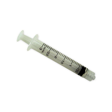 Terumo Hypodermic Syringe, Without Needle, 0.1cc Graduation, 3cc, 100 each/box, 10 box/case, SS - 03L / SS03L - A Medi Supplies