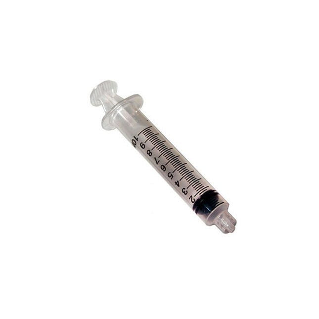 Terumo Hypodermic Syringe, Without Needle, 0.2cc Graduation, 10cc, 10 mL Luer Lock Tip, 100 each/box, 6 box/case, SS - 10L / SS10L - A Medi Supplies
