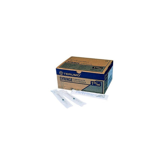 Terumo Tuberculin Syringe, with L3/8" OD 26GA Removable Needle, 0.01cc Graduation, 1cc, 100 each/box, 10 box/case, SS - 01T2609 / SS01T2609 - A Medi Supplies