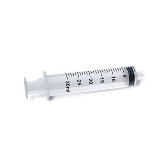 compare product Terumo Hypodermic Syringe, Without Needle, 1cc Graduation, 30cc, 30 mL Luer Lock Tip, 25 each/box, 8 box/case, SS-30L / SS30L