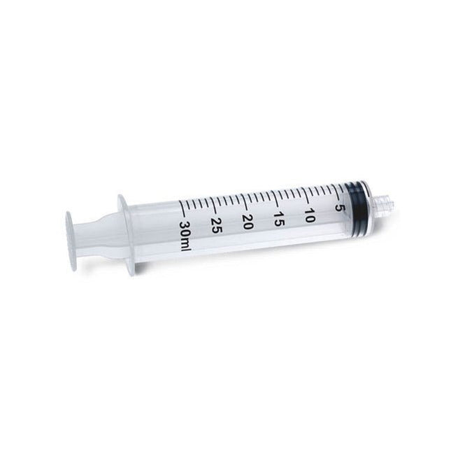 Terumo Hypodermic Syringe, Without Needle, 1cc Graduation, 30cc, 30 mL Luer Lock Tip, 25 each/box, 8 box/case, SS - 30L / SS30L - A Medi Supplies