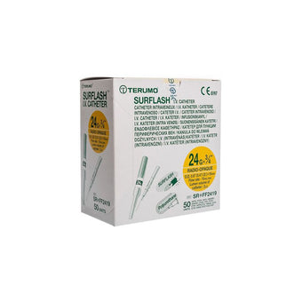 compare product Terumo Surflash IV Catheter Yellow 24GA x 3/4