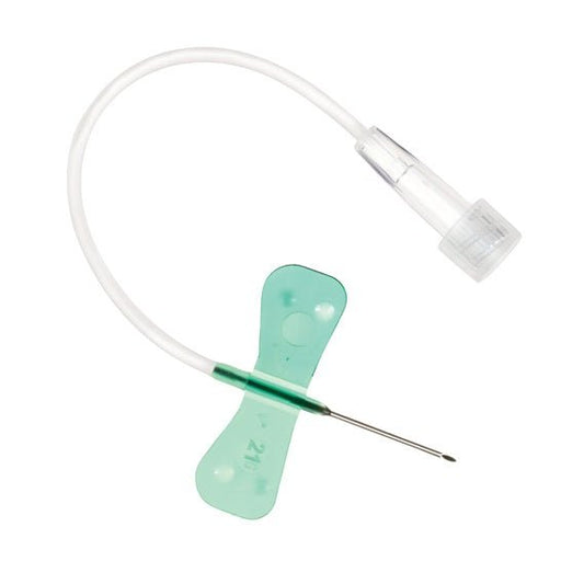 Terumo Surflo Winged Infusion Set with 3.5" Tubing, 21GX0.75IN 50 each/box, SV21BLSF - A Medi Supplies