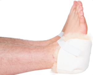 Airway Heel Protectors Pressure Relief In Sheepskin One Size Fits Most, 1 Each, 350010