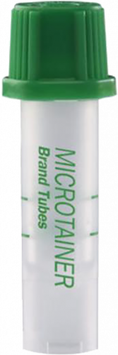 BD Tube Microtainer Microgard w/l Hep Green PK/50 365965
