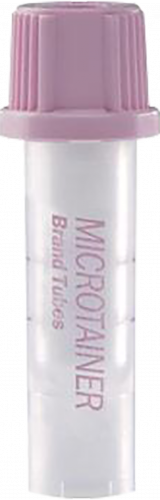BD Tube Microtainer Microgard K2EDTA LAV PK/50 365974