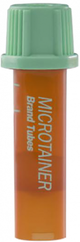 BD Tube  Microtainer Microgard PST Amber/Mint GRN PK/50 365987