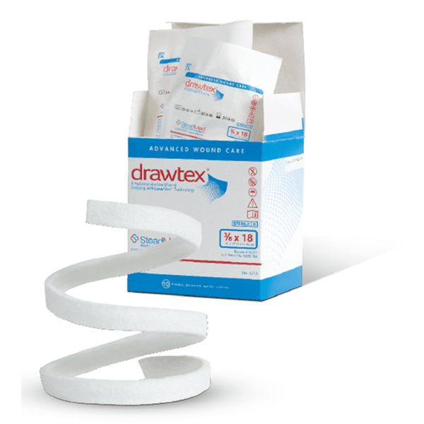 Urgo Medical Drawtex® Hydroconductive Wound Dressing, Strips 46cm x 1cm 10 each/box 00321 / 321 - A Medi Supplies