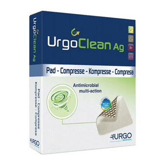 compare product Urgo Medical North America UrgoClean Ag Wound Dressing 15X20cm  5 each/box 551125