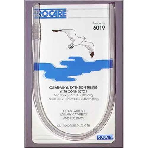 Urocare Clear Vinyl Tubing With Connector, Size 18in Length, 1 Each, 6019 - A Medi Supplies