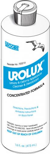 compare product Urocare Uroluxe Urinary and Ostomy Appliance Cleaner 16oz, 1 Each, 700216