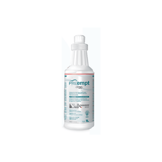 PreEmpt® CS 20 Chemosterilant Disinfectant, 1 L, Bottle, 11401 - A Medi Supplies