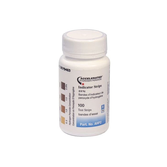 Virox PreEmpt ®AHP Test Strip for HLD5 High - Level Hydrogen Peroxide Disinfectant, 100/Bottle, AHP2 - S / AHP2 - A Medi Supplies