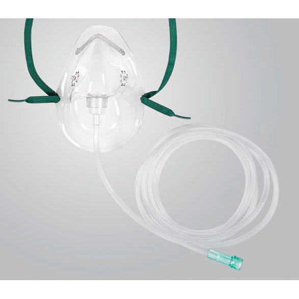 VYAIRE Airlife® Oxygen Mask Adult Under - the - chin 50 each/case 001201 - A Medi Supplies