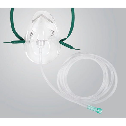 VYAIRE Airlife® Oxygen Mask Adult Under - the - chin 50 each/case 001201 - A Medi Supplies