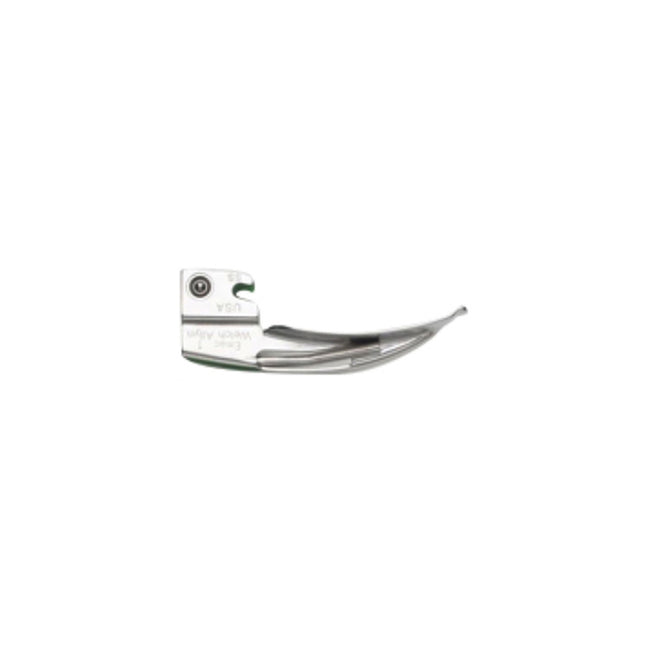 Welch Allyn English Macintosh Fiber Optic Laryngoscope Blade, Halogen, Size 1, L95mm 69211