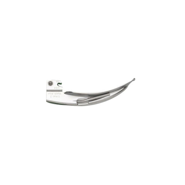 Welch Allyn English Macintosh Fiber Optic Laryngoscope Blade, Halogen, Size 3, L135mm 69213