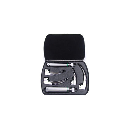 Welch Allyn English Macintosh Laryngoscope Set, Hpx® Halogen, Fiber-optic, 2.5v, Medium  69697