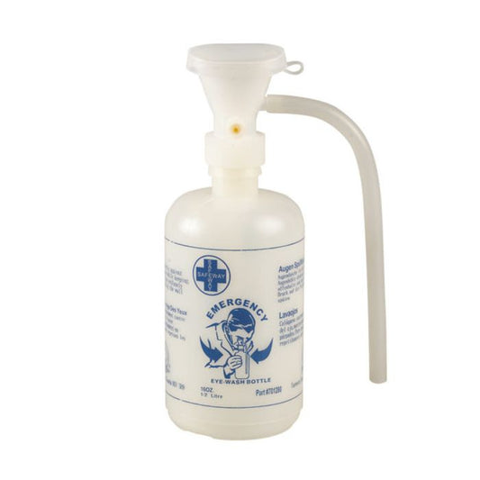 Wasip Empty Eyewash Bottle with Eye Cup, 1 L, Bottle, 1 EA, F4570301 - A Medi Supplies