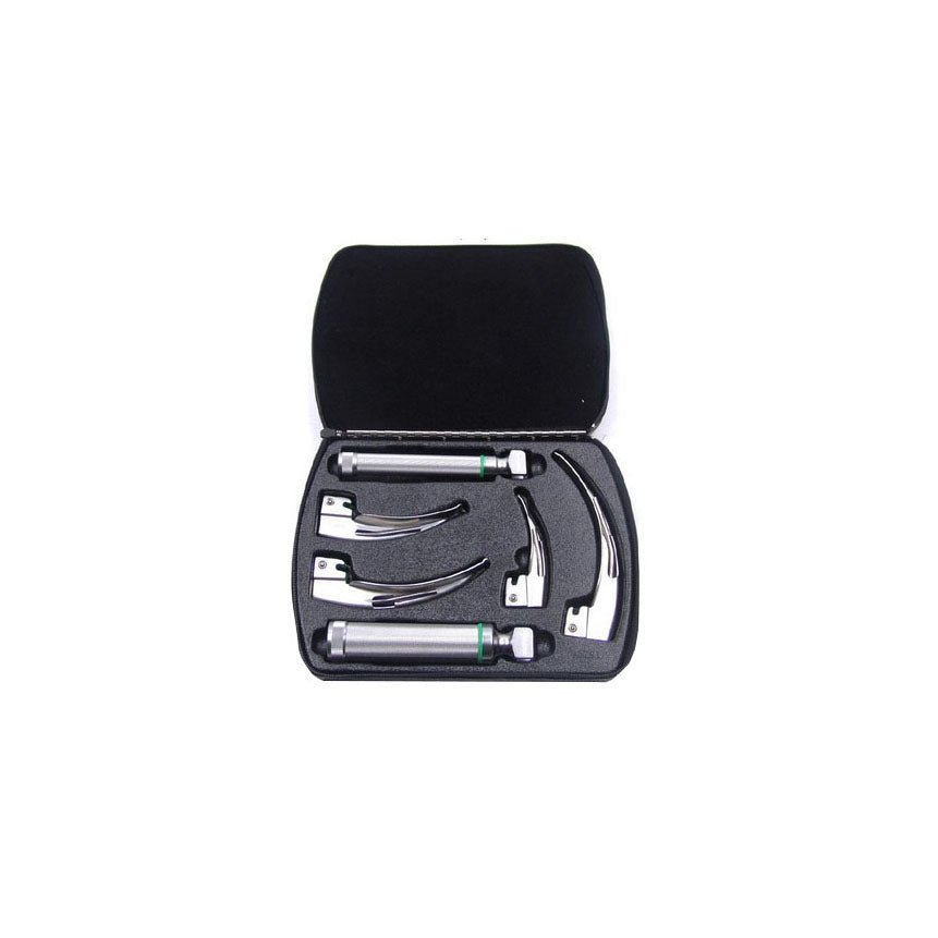Welch Allyn English Macintosh Laryngoscope Set, Hpx® Halogen, Fiber - optic, 2.5v, Medium 69697 - A Medi Supplies