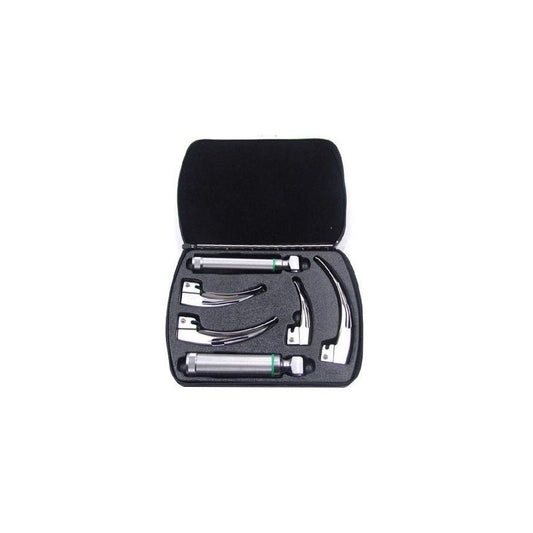 Welch Allyn English Macintosh Laryngoscope Set, Hpx® Halogen, Fiber - optic, 2.5v, Medium 69697 - A Medi Supplies