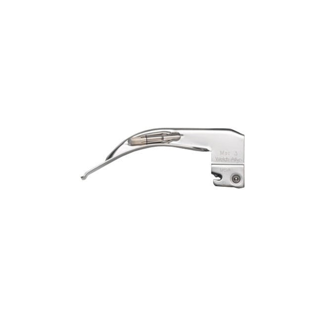 Welch Allyn MacIntosh Standard Laryngoscope Blade, Lamp, Size 3, L126mm 69043 - A Medi Supplies
