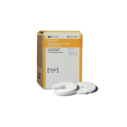 Cardinal Health Kendall AMD Foam Disc 7mm 10 each/box, 55512AMDX