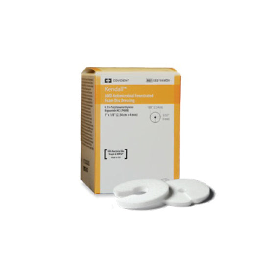 Cardinal Health Kendall AMD Foam Disc 7mm 10 each/box, 55512AMDX