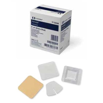 Cardinal Health Kendall Non-adhesive Hydrophilic Foam Dressing, 2"X 2" 25 each/box, 4 box/case 55522
